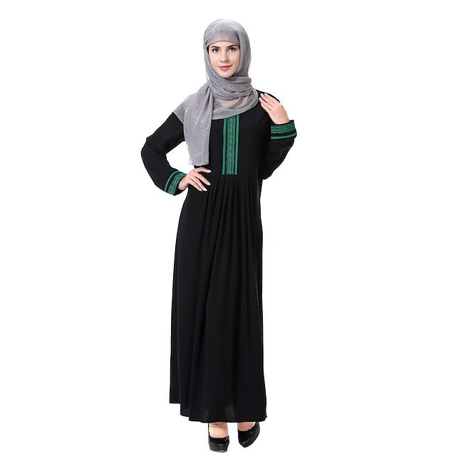 Women's Dress Abaya Religious Saudi Arabic Arabian Muslim Ramadan Adults Leotard / Onesie