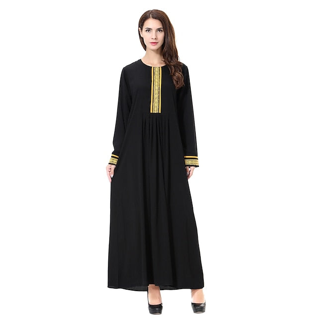 Women's Dress Abaya Religious Saudi Arabic Arabian Muslim Ramadan Adults Leotard / Onesie