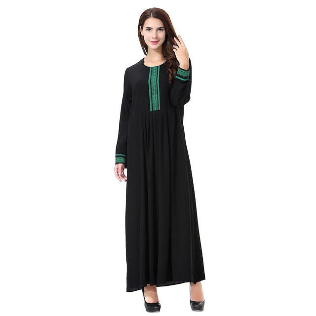 Women's Dress Abaya Religious Saudi Arabic Arabian Muslim Ramadan Adults Leotard / Onesie