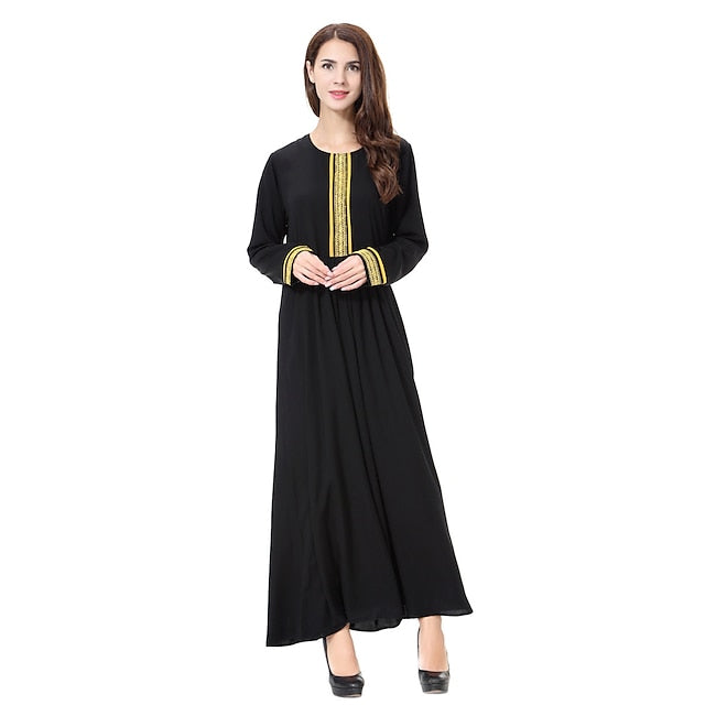 Women's Dress Abaya Religious Saudi Arabic Arabian Muslim Ramadan Adults Leotard / Onesie