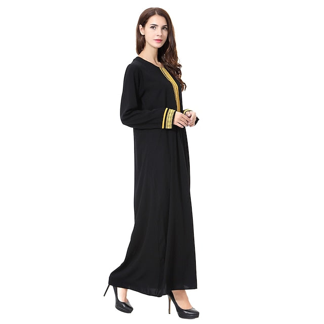 Women's Dress Abaya Religious Saudi Arabic Arabian Muslim Ramadan Adults Leotard / Onesie