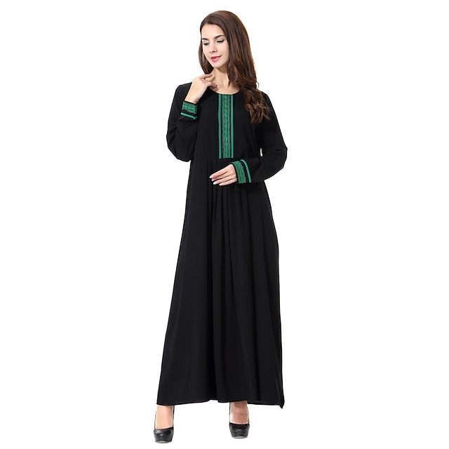 Women's Dress Abaya Religious Saudi Arabic Arabian Muslim Ramadan Adults Leotard / Onesie