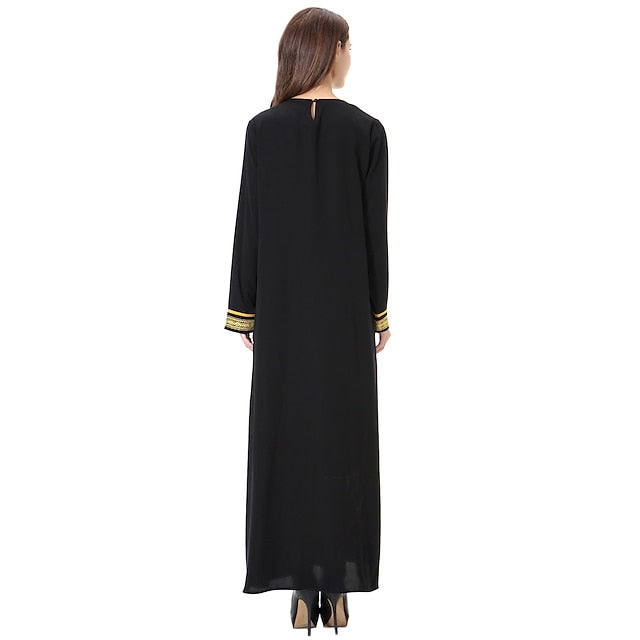 Women's Dress Abaya Religious Saudi Arabic Arabian Muslim Ramadan Adults Leotard / Onesie