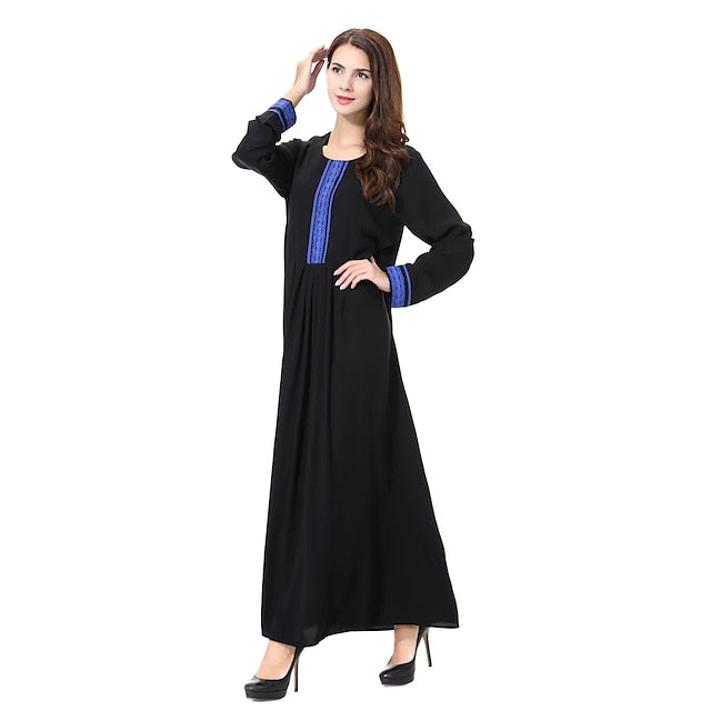 Women's Dress Abaya Religious Saudi Arabic Arabian Muslim Ramadan Adults Leotard / Onesie