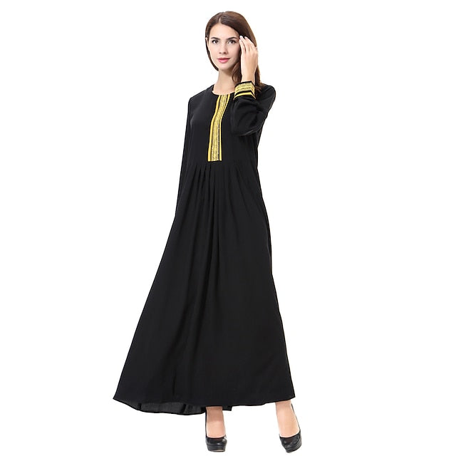 Women's Dress Abaya Religious Saudi Arabic Arabian Muslim Ramadan Adults Leotard / Onesie