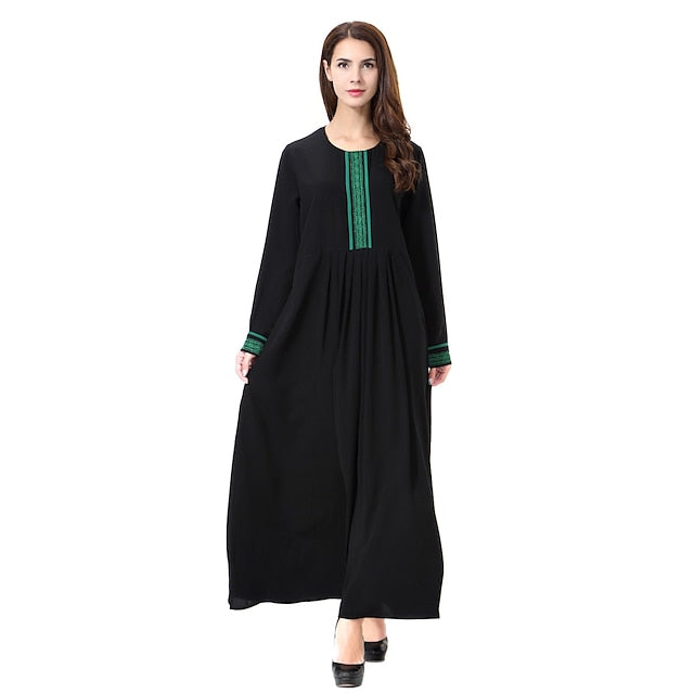 Women's Dress Abaya Religious Saudi Arabic Arabian Muslim Ramadan Adults Leotard / Onesie