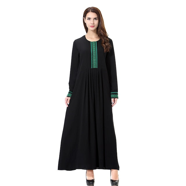 Women's Dress Abaya Religious Saudi Arabic Arabian Muslim Ramadan Adults Leotard / Onesie