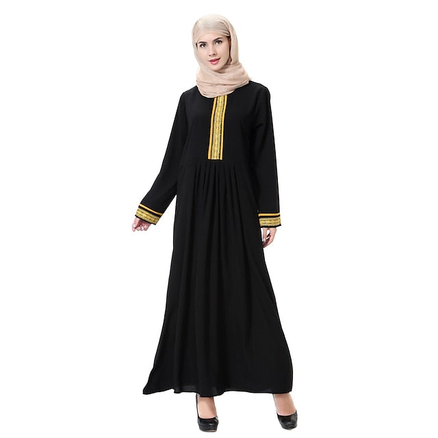 Women's Dress Abaya Religious Saudi Arabic Arabian Muslim Ramadan Adults Leotard / Onesie