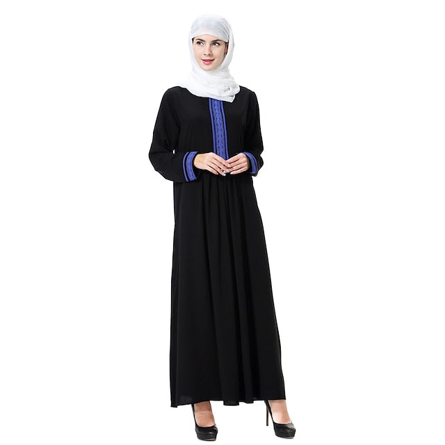 Women's Dress Abaya Religious Saudi Arabic Arabian Muslim Ramadan Adults Leotard / Onesie