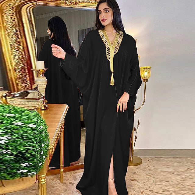 Women's Dress Abaya Religious Saudi Arabic Arabian Muslim Ramadan Adults Dress