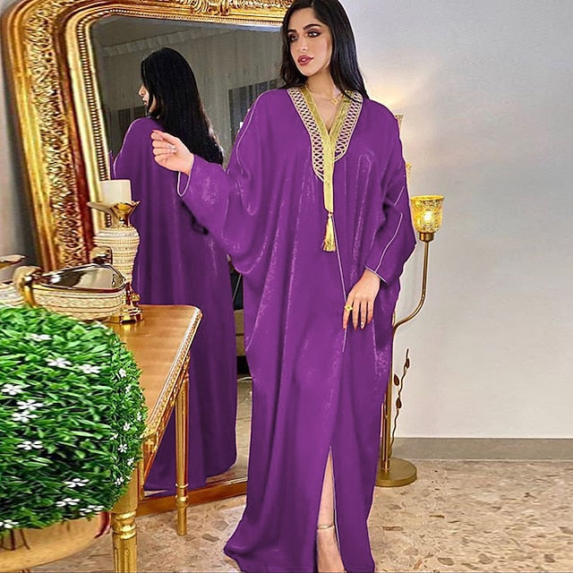 Women's Dress Abaya Religious Saudi Arabic Arabian Muslim Ramadan Adults Dress